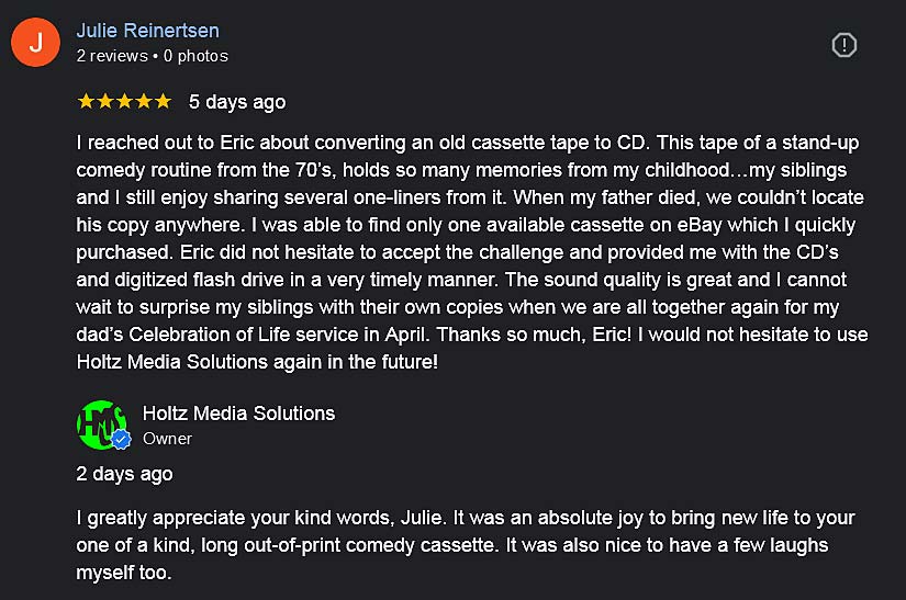 Customer review-Google