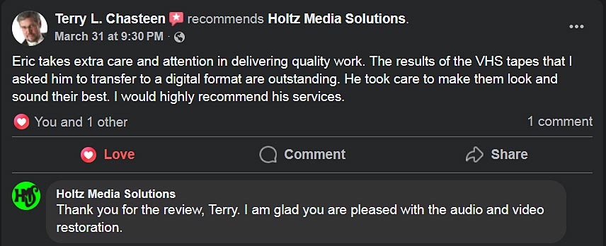 Customer review